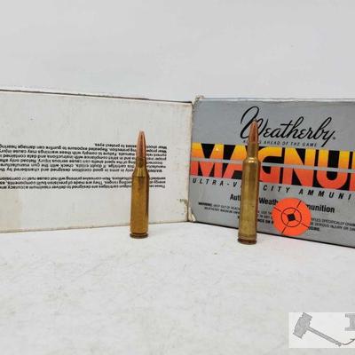 660: Approx 20 Rounds of 240 Weatherby Magnum and Approx 20 Rounds of 243 Win
Approx 20 Rounds of 240 Weatherby Magnum and Approx 20...