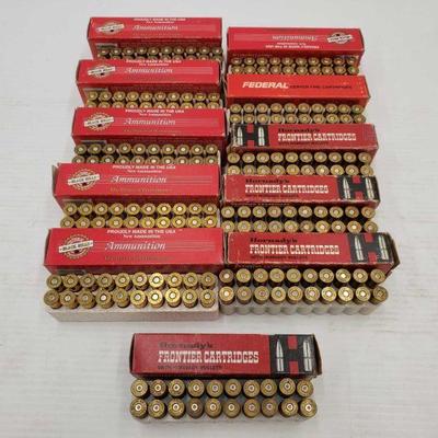 555: Approx 200 rounds of 44 mag
200 rounds of 44 magnum and 20 extra casings