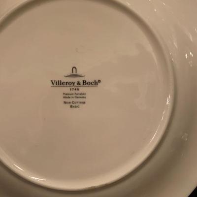 Villeroy and Boch White Dinnerware