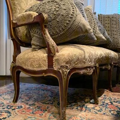 Bronze Mounted French Settee 