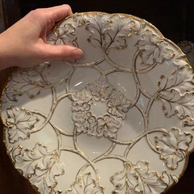 Meissen Porcelain Centerpiece, Plate, Charger 