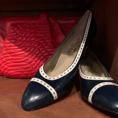Vintage Purses Featuring Ferragamo, Vintage Shoes Featuring Ferragamo 