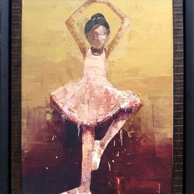 Rare Rebecca Kinkead Lithograph Entitled Dancer 6 (Young Ballerina)