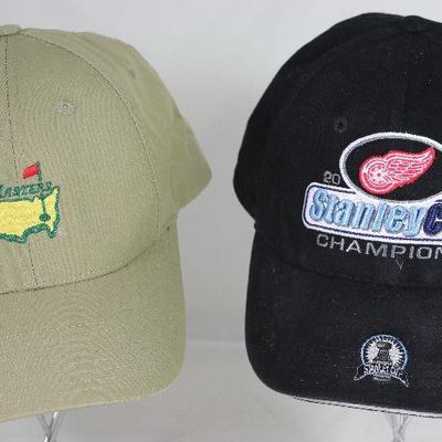 Master Golf Ball Cap & 2002 Stanley Cup Champions Hockey Cap
