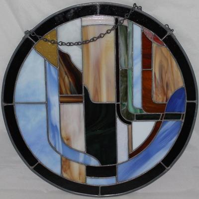 Geometric Stained Glass (16â€D)