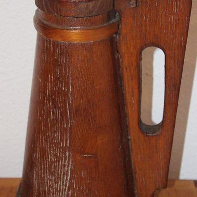 Handmade 13â€ Wood Tankard 