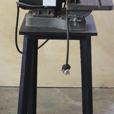 Delta Milwaukee Table Sander on Wood Stand