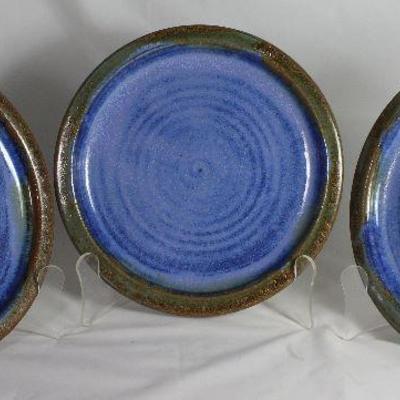 Douglas Ferguson Pigeon Forge Pottery Salad Plates (3 each)