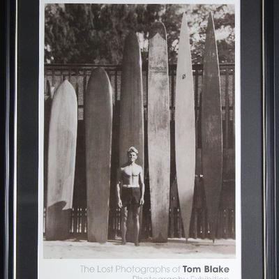 The Lost Photos of Tom Blake Photography Expedition and Book Signing November 30, 2001 the Surf Gallery Laguna Beach, California framed...
