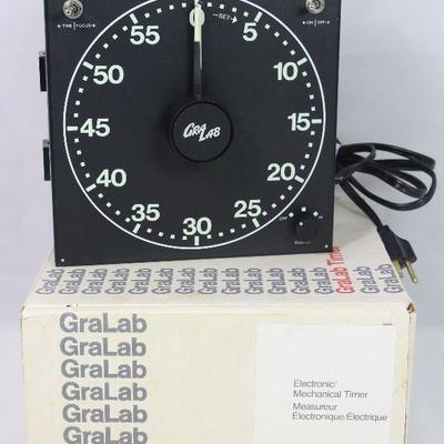 GraLab Model 300 Photographic Electronic Mechanical Darkroom Timer in Original Box with Manual