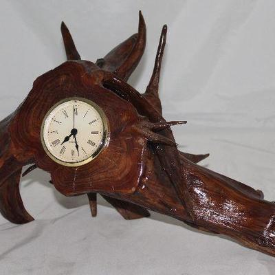 Vintage Driftwood Quartz Clock