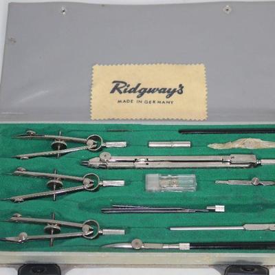 Ridgeway Drafting Tool Set in Original Box