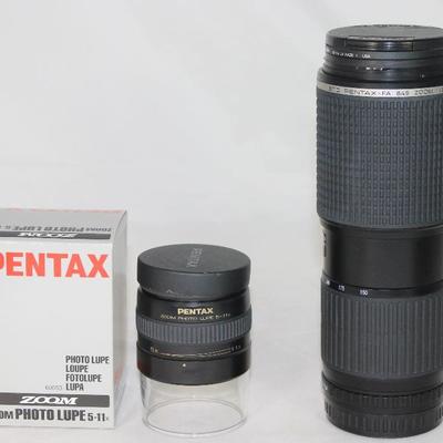 SMC Pentax FA 645 150-300mm F/5.6 Lens for Pentax 645 and Pentax Photo Lupe Zoom lens