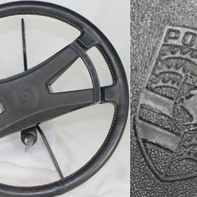 Porsche 914 Black Leather Sterling Wheel 1971