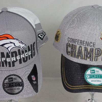 Super Bowl XLVIII, NFL conference champions Denver Broncos and Super Bowl 50 NFL conference championship Denver Broncos Caps