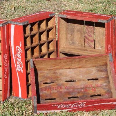 Vintage Coca Cola Crates