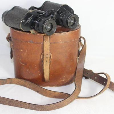 Ross London for G. Falconer & Co Binoculars in Original Leather Case