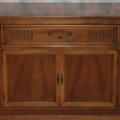 Vintage Buffet/Sideboard Matching Table and Chairs   (70â€W x 19â€D x 30â€H)