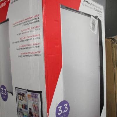 Frigidaire Compact 3.3 Cu Ft Refrigerator