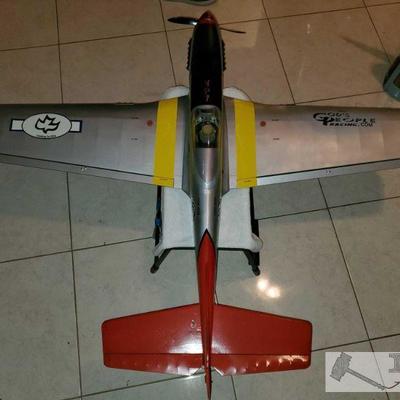 513-Gas Powered RC Airplane, Approx 5' Wing Span
Approx 50