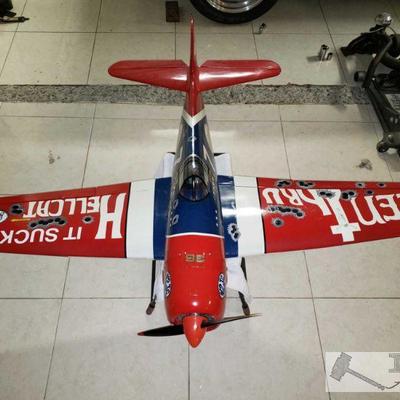 556-Gas Powered RC Airplane, Approx 70
