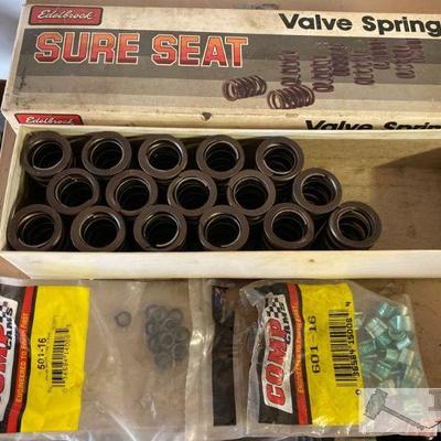 123-16 Edelbrock Sure Seat Valve springs, CompCams Part bags
16 Edelbrock Sure Seat Valve springs, CompCams Part bags(601-16, 501-16)