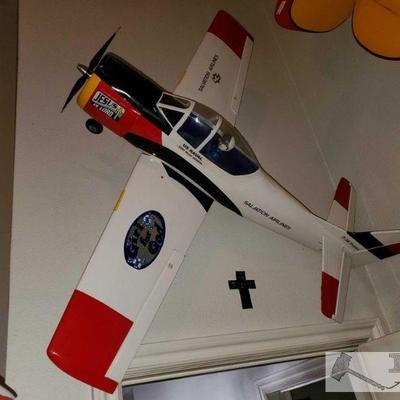 507-Electric RC Airplane, Approx 4' Wing Span
Approx 40