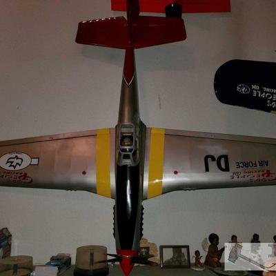 502:Electric RC Airplane, Approx 5' Wing Span
Approx 4' Nose to tail