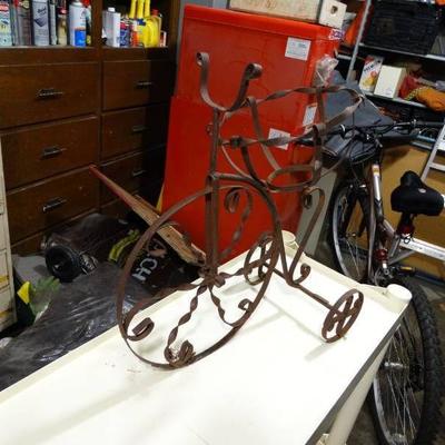 Metal Bicycle Plant Holder