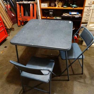 Folding Card table With 2 Chairs