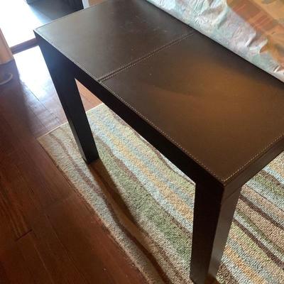 All Leather Dining Table