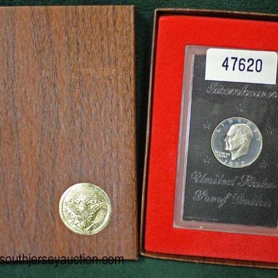  United States 1972 Eisenhower Proof Dollar

Auction Estimate $20-$50 â€“ Located Glassware 