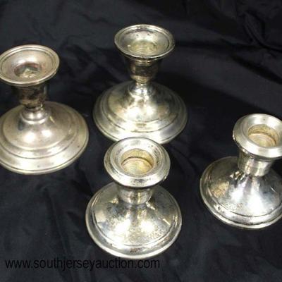  Selection of Sterling Candle Holders

Auction Estimate $50-$100 a pair â€“ Located Glassware 