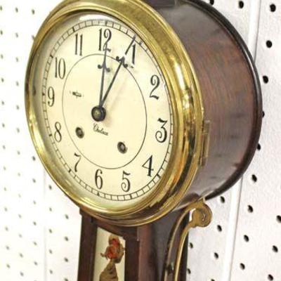  â€œChelseaâ€ Banjo Clock with Brass Eagle Finial

Auction Estimate $100-$300 â€“ Located Inside 