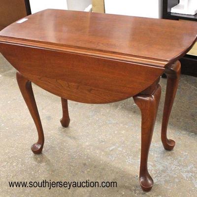  SOLID Cherry â€œPennsylvania House Furnitureâ€ Queen Anne Drop Side Lamp Table

Auction Estimate $50-$100 â€“ Located Inside 