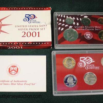  50 State Quarters United States Mint Silver Proof Set 2001

Auction Estimate $10-$30 â€“ Located Glassware 