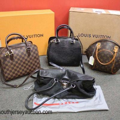 Louis Vuitton and Prada Hand Bags and Purses