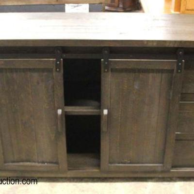  NEW Rustic Style Contemporary 2 Sliding Door 6 Drawer Media Cabinet

Auction Estimate $200-$400 â€“ Located Inside 