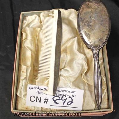  Childs Sterling Brush and Comb

Auction Estimate $40-$80 â€“ Located Glassware 