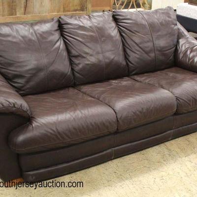  Like New 2 Piece Brown Leather Sofa and Loveseat

Auction Estimate $300-$600 â€“ Located Inside 