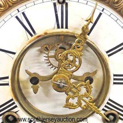  ANTIQUE Ansonia Clock Co., New York, USA French Figural Lady Mantle Clock with Pendulum

Auction Estimate $200-$400 â€“ Located Inside 