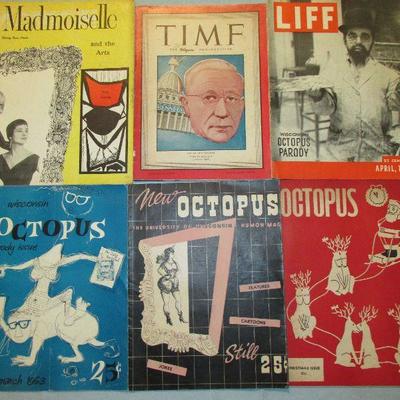 1950s Madison U Octopus magazines