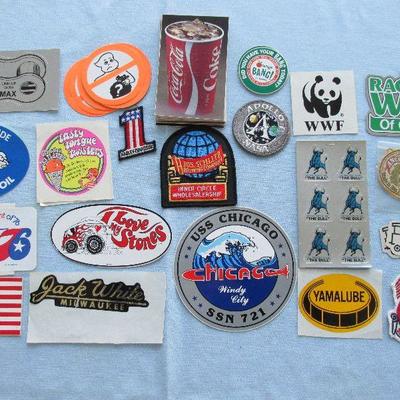Scores of vintage stickers