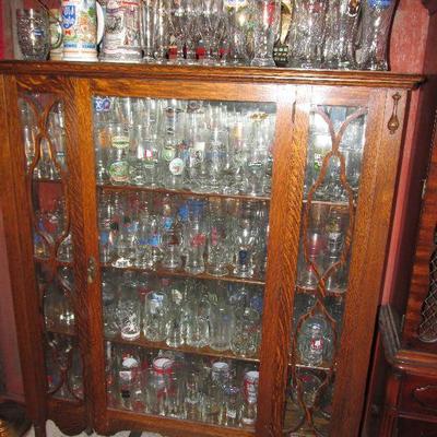 Tiger oak cabinet