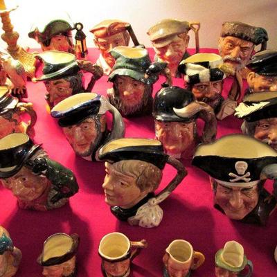 Royal Doulton portrait mugs