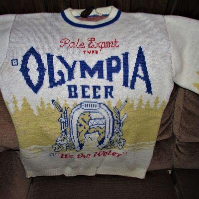 Olympia beer sweater