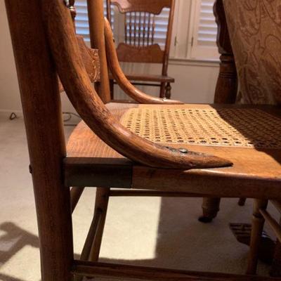 Double pressed back chair