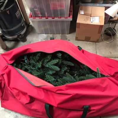 Christmas Tree In A Bag.Pre-Lighted
