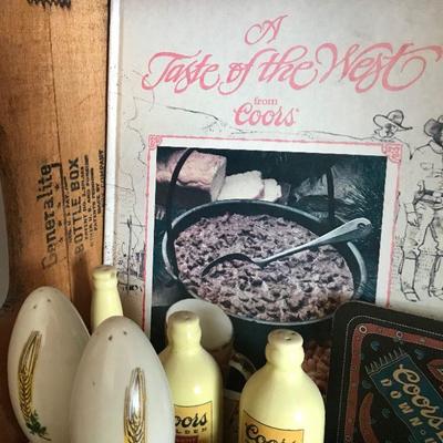 Room full of Vintage Coors Pottery & Coors collectibles