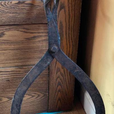 Antique Block Ice Tongs
